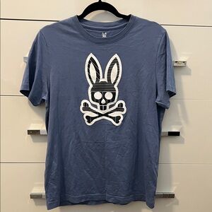 Men's Blue Graphic T-Shirt